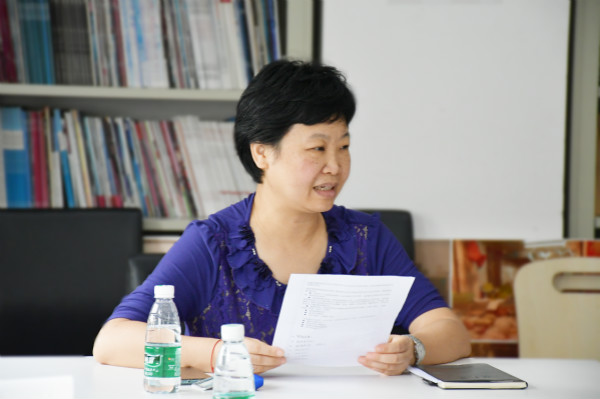 余珊燕书记分享心得（曾婉彬 摄）